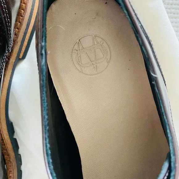 Massimo Dutti Black and Brown Leather Flats - Picture 3 of 6
